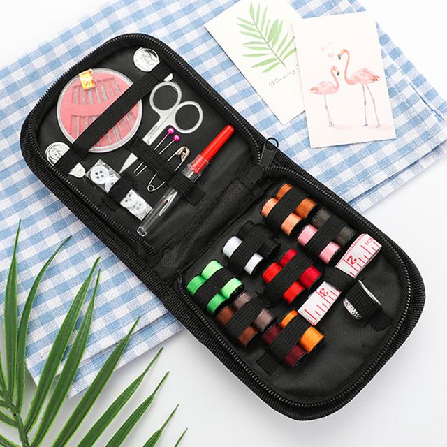 휴대용 가정용 반짇고리 바느질 세트 바느질함 옷수선