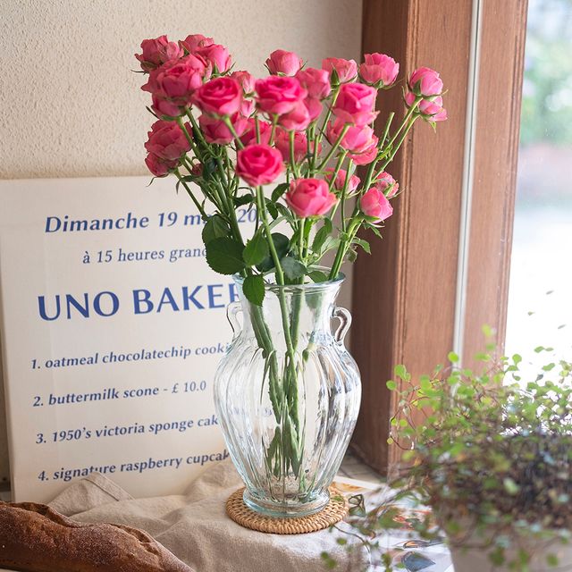 프렌치무드 항아리 화병 유리 꽃병 CHS-1005682