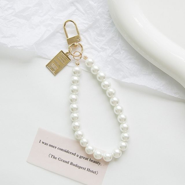 진주 스트랩 금장 키링 OSM-1005941