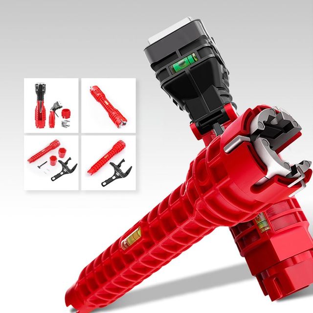 키밍 멀티 싱크대 렌치 스패너 세트 배관 공구