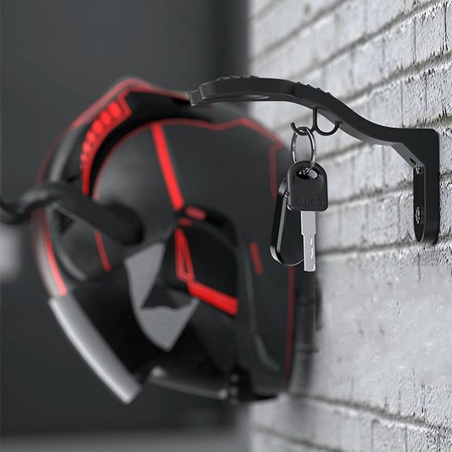 헬멧 거치대 1+1 홀더 벽걸이 후크 모자걸이 받침대