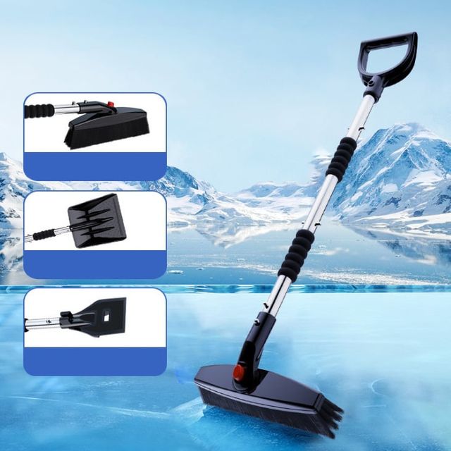 키밍 차량용 회전 제설기 3in1 앞유리 물기 성에 제거