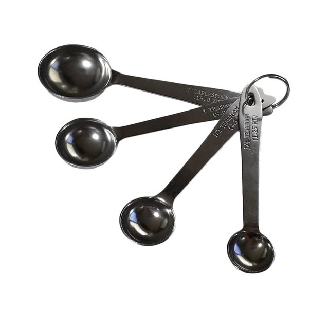 스테인레스 4P 스텐레스 계량스푼 세트 스텐레