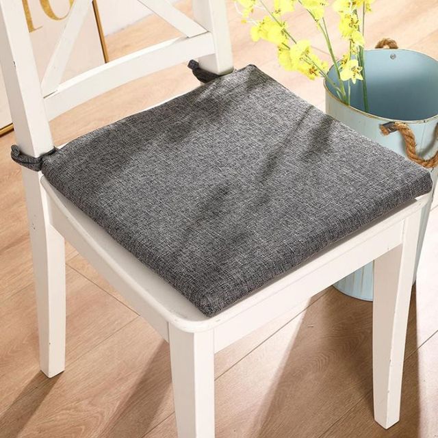 사각 린넨 방석 쿠션 사계절 사무실 매트 편안한 디자인