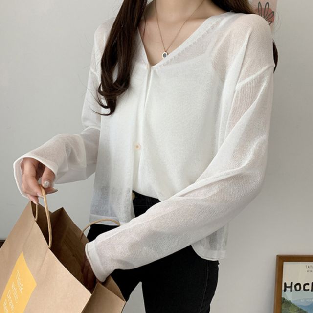 여리핏 플라워 썸머 니트 가디건 JSC-d0088