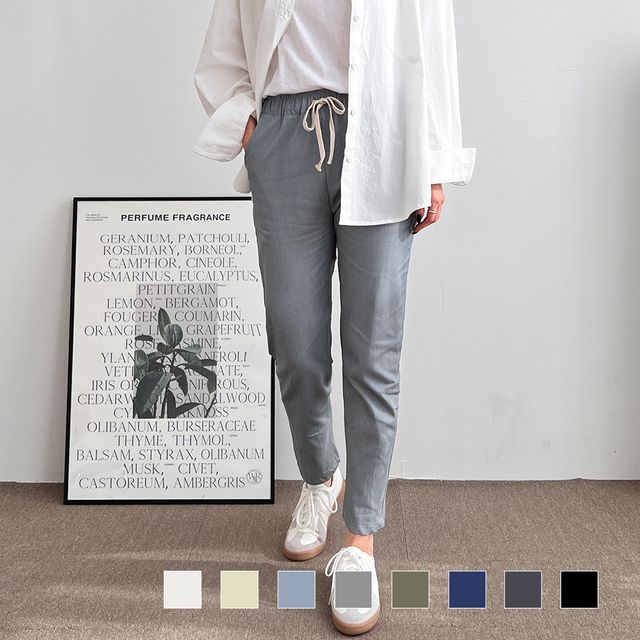 셀론 스티치 9부 밴딩 마바지 SD-6649A