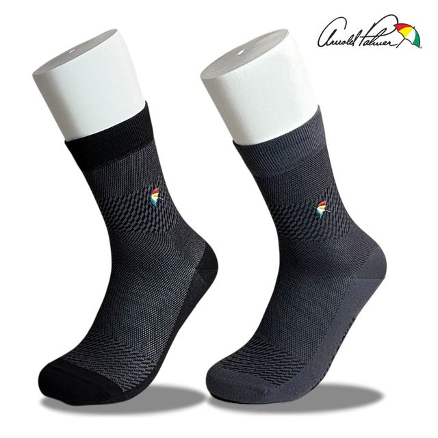 아놀드파마 남자 메쉬 패턴 정장 중목양말 LM-5597