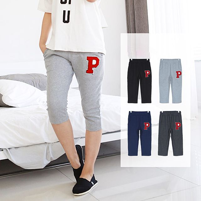 P패치 7부 트레이닝팬츠 DM-4148