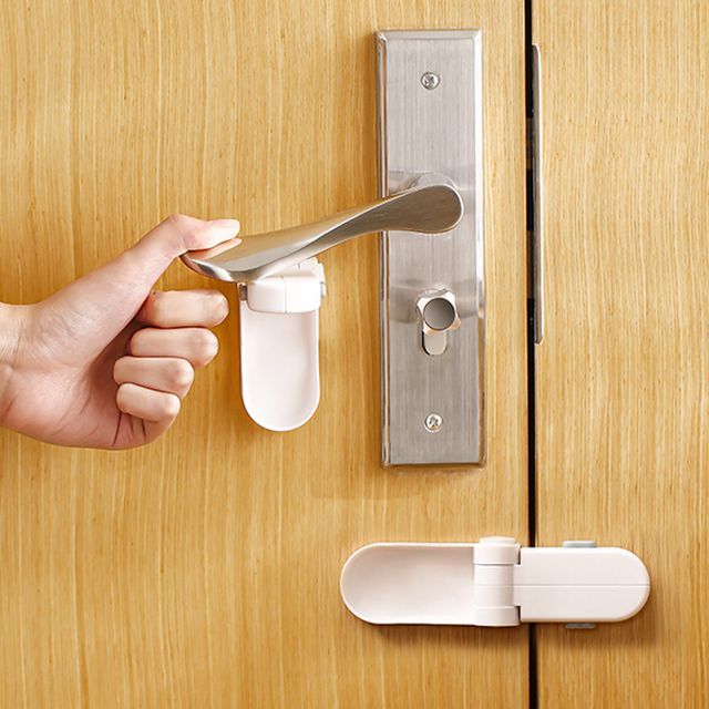 장만A720 간편 안전도어락 문고리 열림방지 서랍걸이 냉장고문 잠금장치 안전락 손잡이