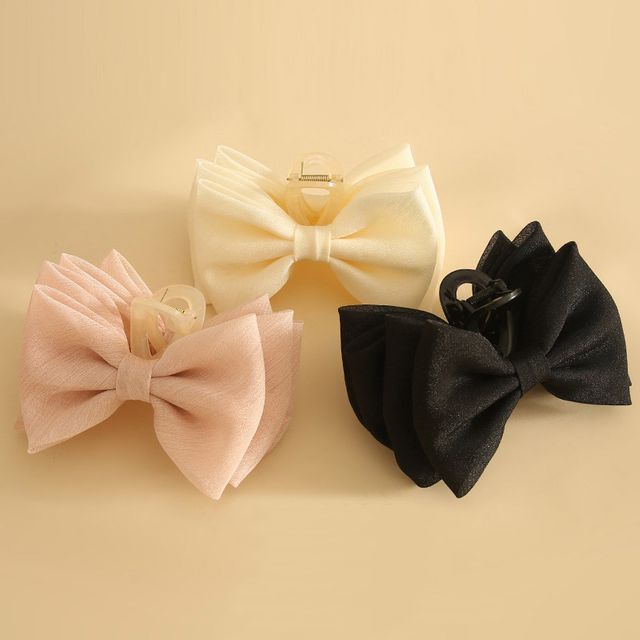 블링쉬폰 리본 13cm 집게핀 ELH-096