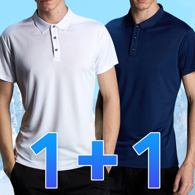 1+1 쿨링 무지 카라티 카페 유니폼 단체 여름 티셔츠