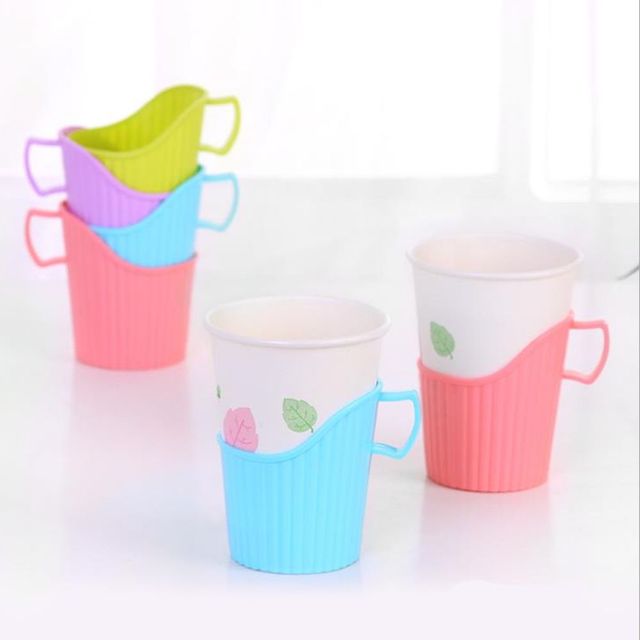 키밍 다용도 컬러 종이컵 홀더 5개입 일회용컵 보관함