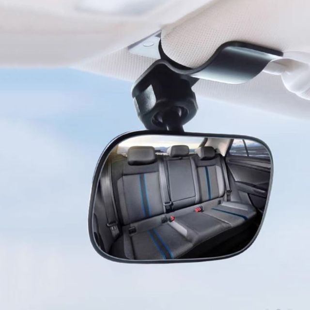 차량용 실내 후방거울 집게형 스티커형 보조룸미러