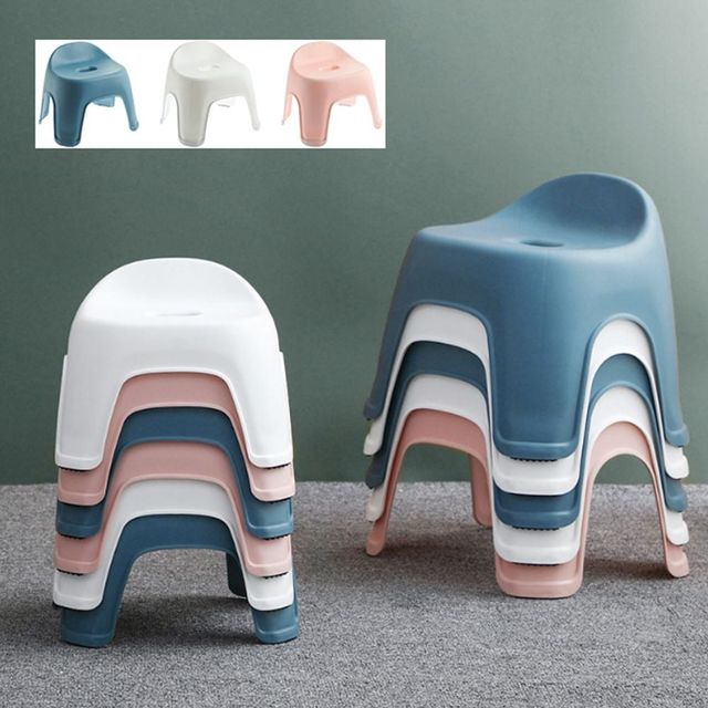 키밍 대형 미니 스툴 의자 다용도 보조 좌석 편안한 휴식 공간