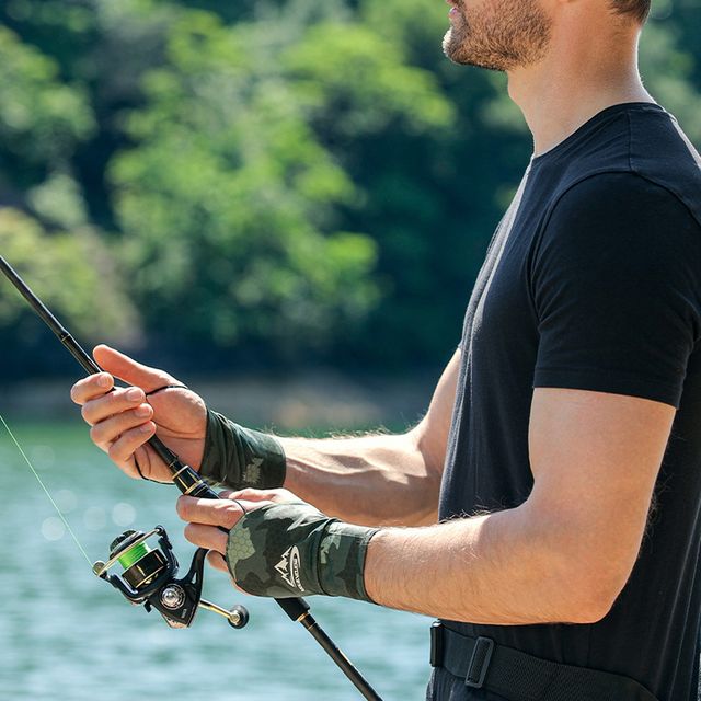 남성용 UV차단 골프 낚시 자외선 장갑 MFNC-050183