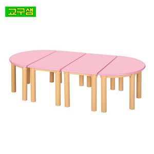 어린이 안전 분홍칼라 책상H530 H48-3