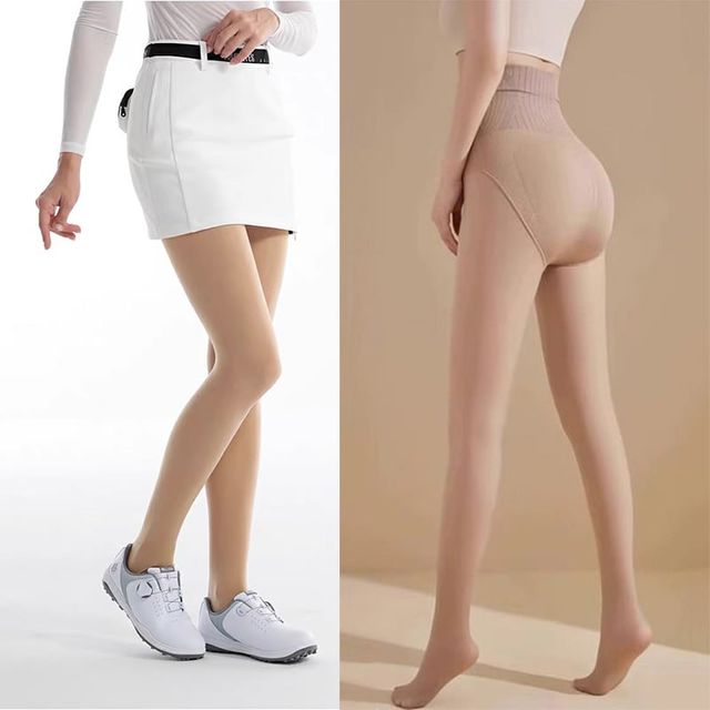 여성 여름 골프 스타킹 유발 고리 레깅스 고탄력