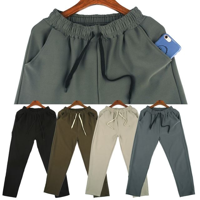 스판바지 남성스판바지 남자스판바지 밴드바지