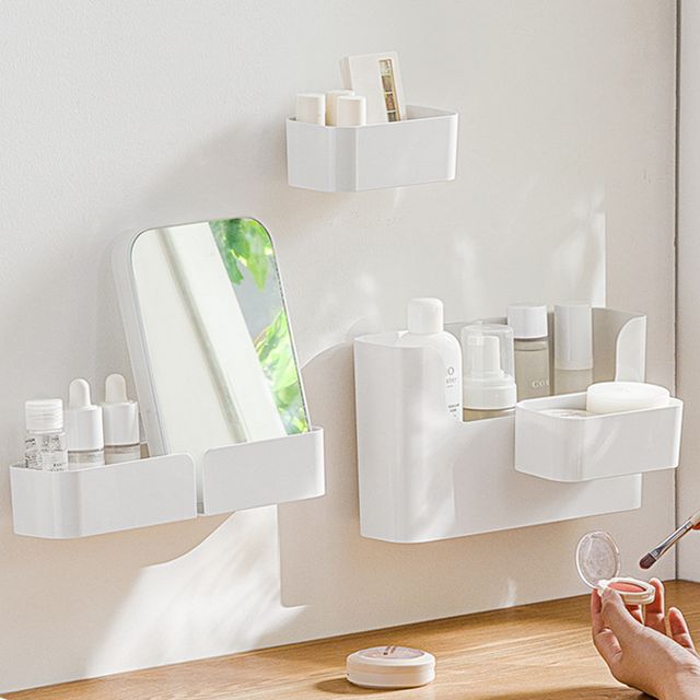 키밍 벽걸이 수납함 주방 욕실 거실 인테리어 정리