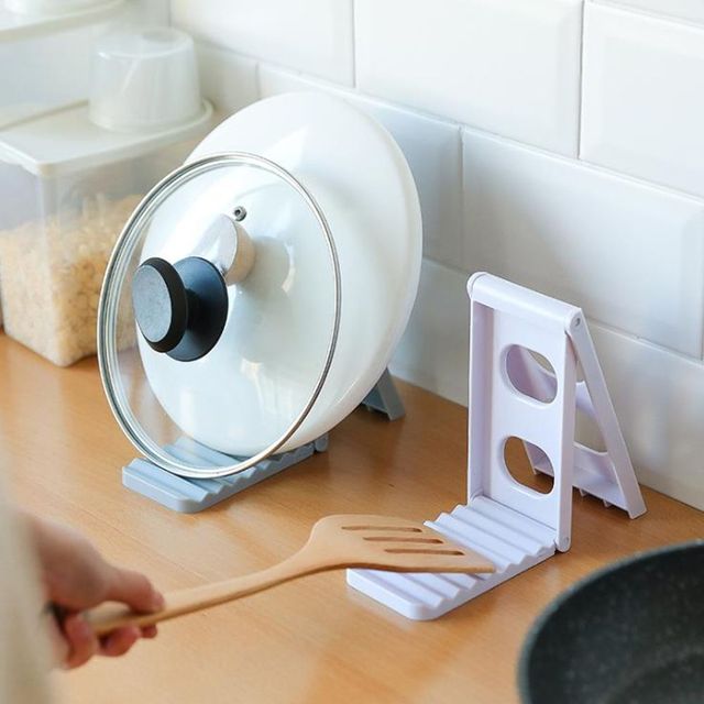 키밍 접이식 냄비 뚜껑 접시 건조랙 주방 정리대