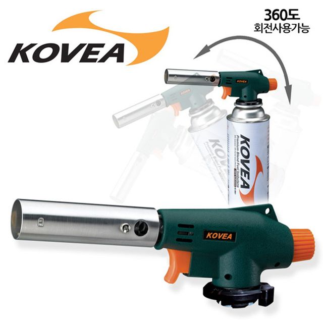 360도 회전 캠핑용품 집중화력 가스토치