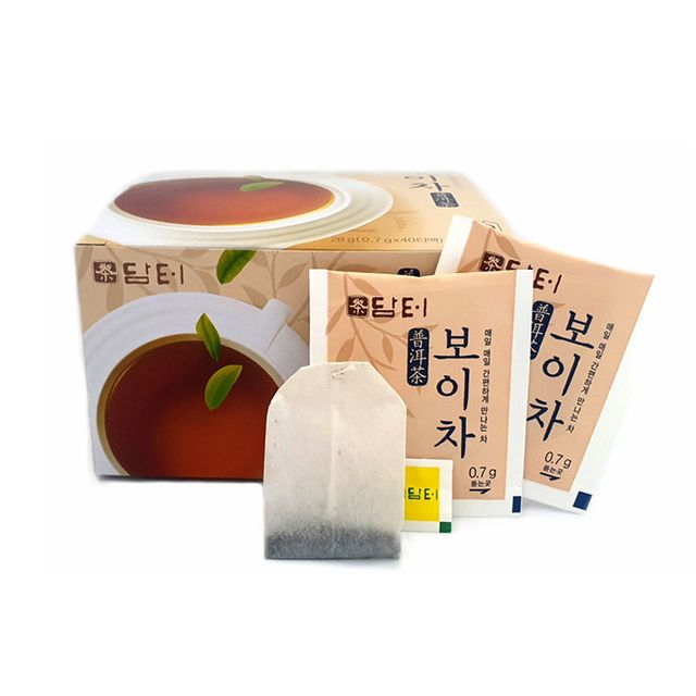 간편티백 담터 보이차 40T/ 따뜻한차/ 우려먹는티