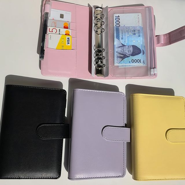 키밍 현금 바인더 지퍼팩 카드지갑 명함케이스 저축