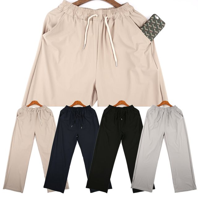 도날슨 남녀공용 왕스판 와이드 밴딩 팬츠 220581