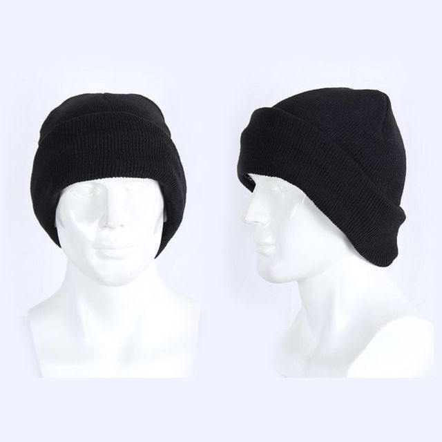 겨울 방한 니트 모자 복면 가면 마스크 블랙