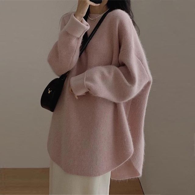 여리여리 루즈핏 브러시 니트 5color SL-1005322