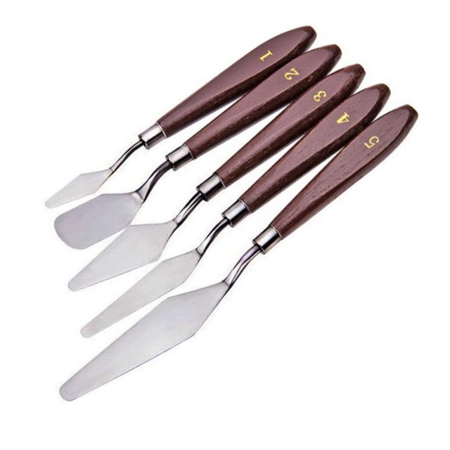 페인팅 나이프 5종세트 유화칼 미술도구 물감주걱