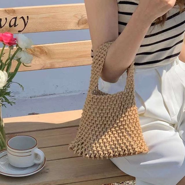 7컬러 미니 그물가방 토트백 OSM-1006557