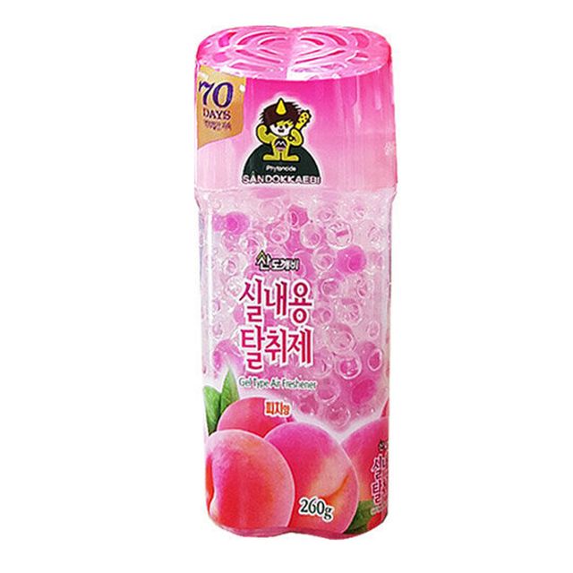 산도깨비481 실내용 탈취제 260g 피치 젤 방향제