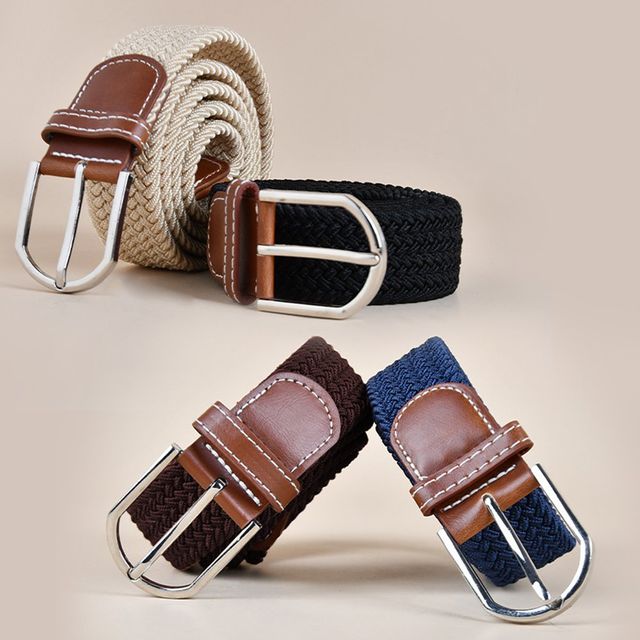 신축성 꽈배기 노타공 벨트 URK-195