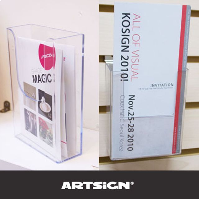 아크릴 벽걸이 케이스 수납함 케이스 A6 케이