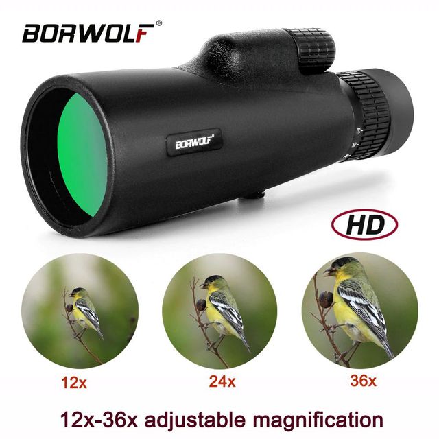 [해외] Borwolf-12-36X50 단안 HD 라이트 야간 투시경 Bak4