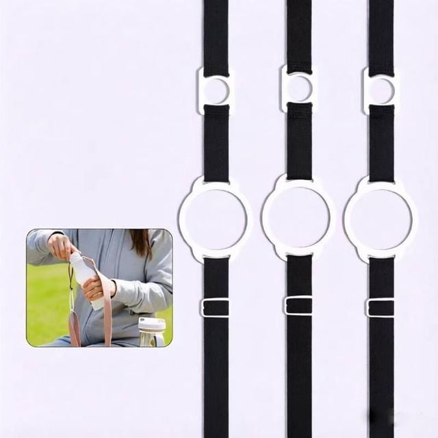 휴대용 물병 스트랩 휴대용 물컵 물병 크로스끈 홀더