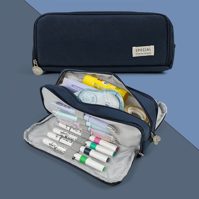 대용량 펜 파우치 필통 4color LM-1005443