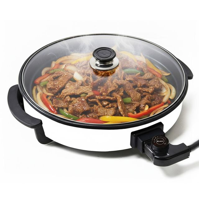 벤하임BPP1500B 전기 후라이팬 잔치팬 피자팬 42cm 불소코팅 원형지짐판