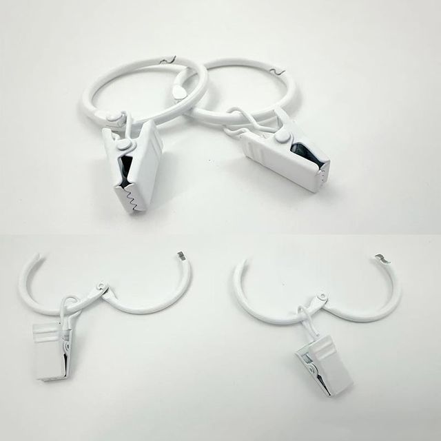 오픈형 커튼 집게링 내경 32mm 20pcs 링 고리 부자재