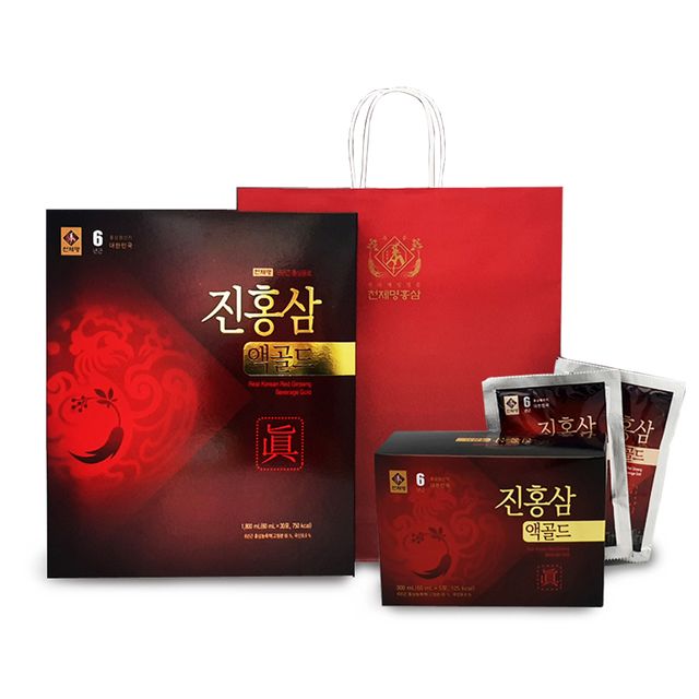 천제명 진홍삼 액골드 60mlx30포/ 홍삼음료/ 6년근