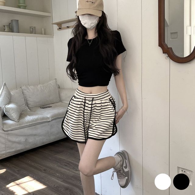 잔스트라이프 옆라인 반바지 URD-340