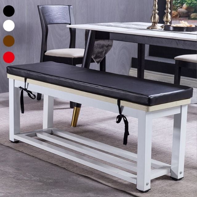 키밍 방수 가죽 방석 벤치 의자 쿠션패드 사각형 간이 의자용