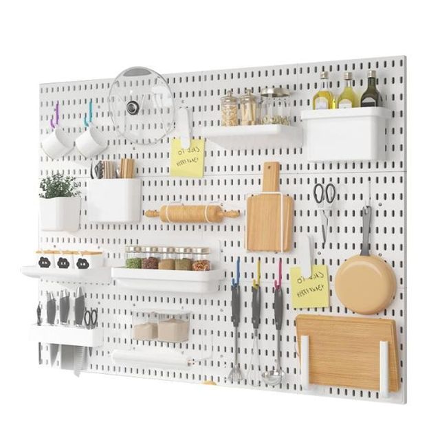 다용도 타공판 벽걸이 소품 보관 후크 세트