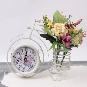 앤틱 인테리어 자전거 탁상 양면 시계