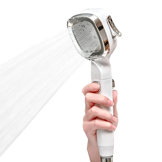 장만A647 미세분사 사각 샤워기헤드 4단계 물줄기 SP SAUCE 일본마트