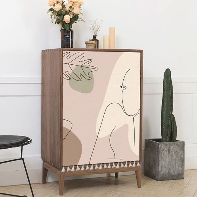 공간 분리 바란스 가리개 커튼 찍찍이형