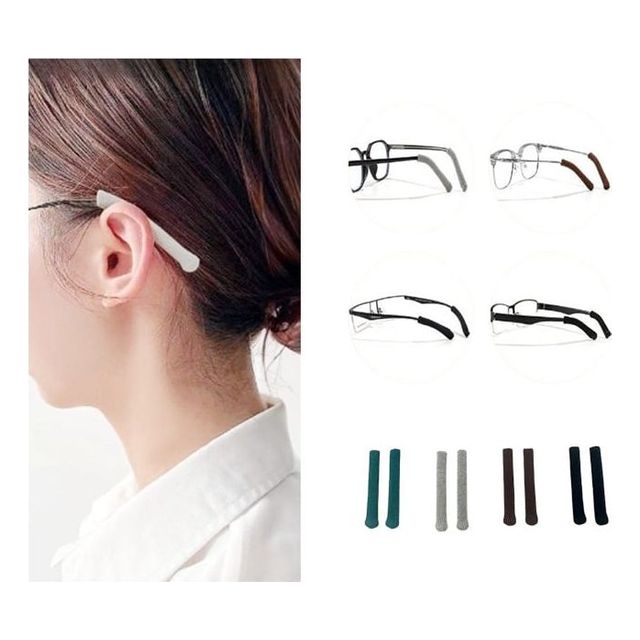 안경 다리 미끄럼방지 니트커버 2쌍 고정 보조커버