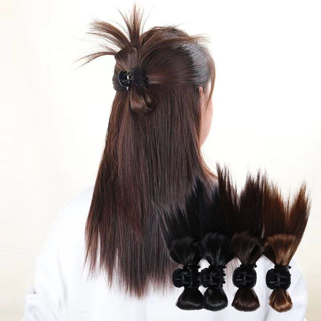 반묶음 가시번 가발 가시머리 까치머리 집게핀