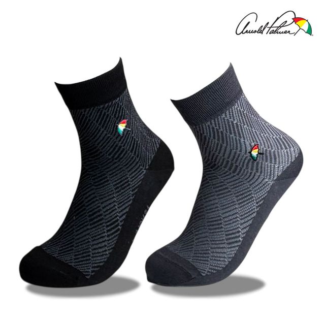 아놀드파마 남자 그물패턴 정장 중목양말 LM-5530